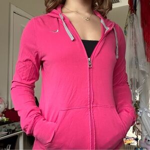 Nike Pink Zip-Up Jacket